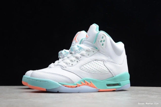 Air 5 440892-100 GS Aqua Jordan Light 0724